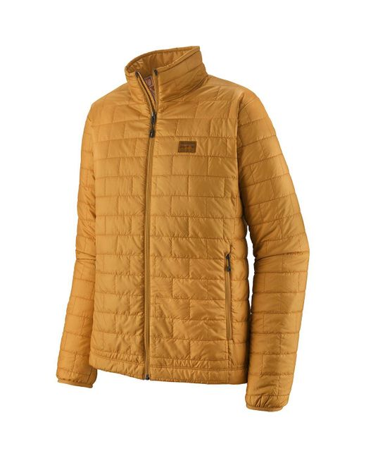 Patagonia Yellow Nano Puff Insulated Jacket for men
