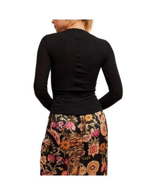 Free People Black Going Places Cardi