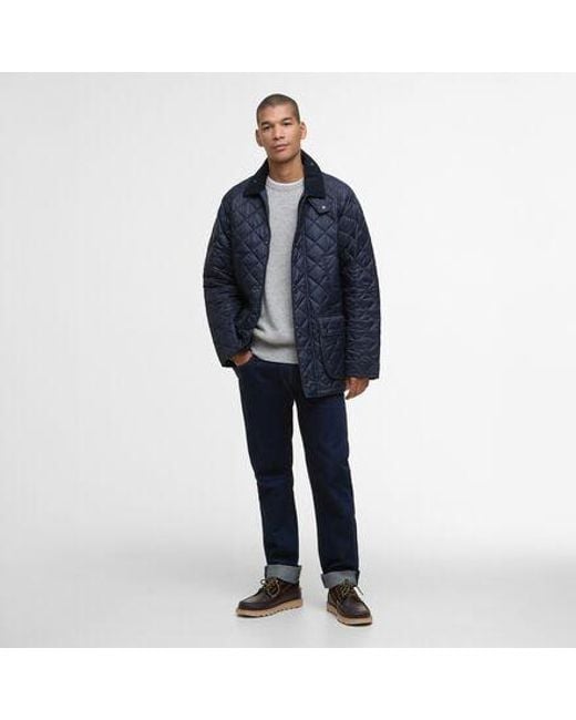 Barbour Blue Essential Bedale Quilted Jacket