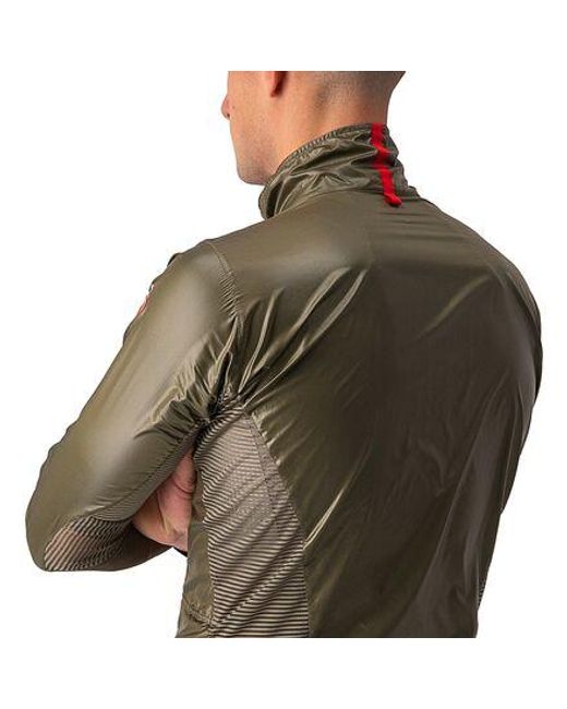 Castelli Green Aria Shell Jacket