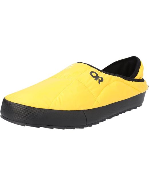 Outdoor Research Yellow Tundra Trax Slip-On Booties for men