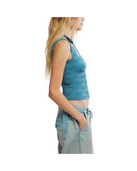 Free People Blue Love Letter Cami