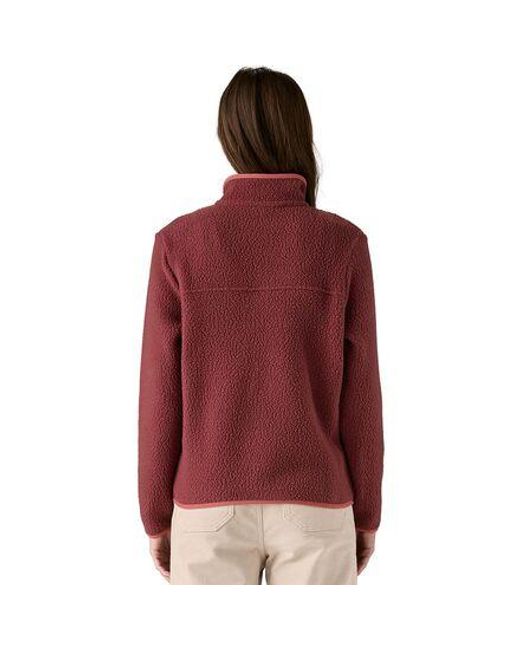 Patagonia Red Retro Pile Fleece Jacket