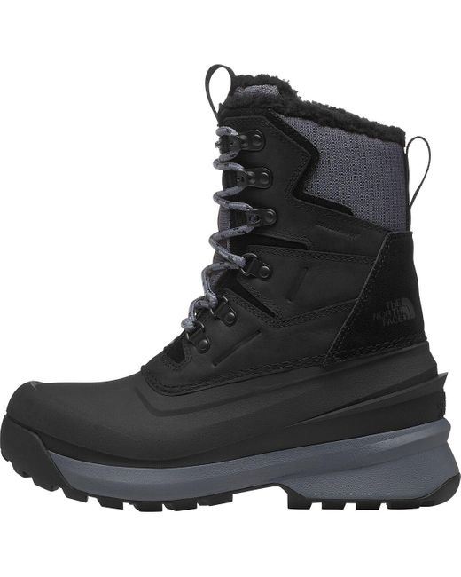 The North Face Leather Chilkat V 400 Wp Boot in Black | Lyst