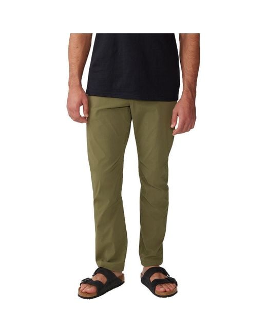 Mountain Hardwear Green Traxion Pant for men