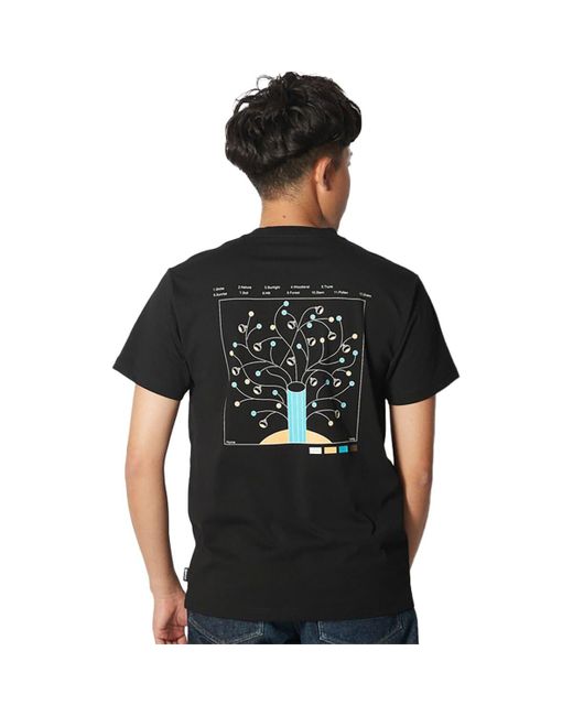 Snow Peak Black Lantern Biotope T-shirt for men