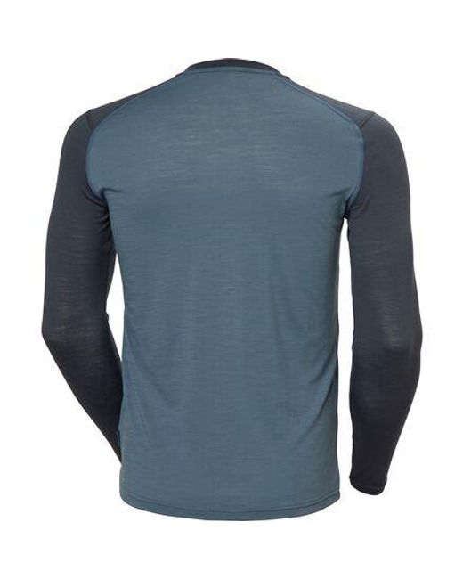 Helly Hansen Blue Hh Durawool Crew Long-Sleeve Shirt