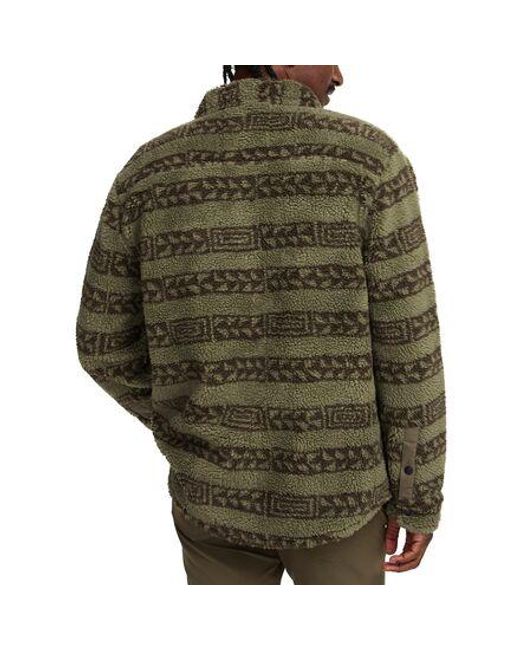 Howler Brothers Green Allegheny Fleece Overshirt