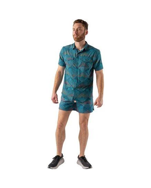 Rabbit Blue Beach Break 5In Short