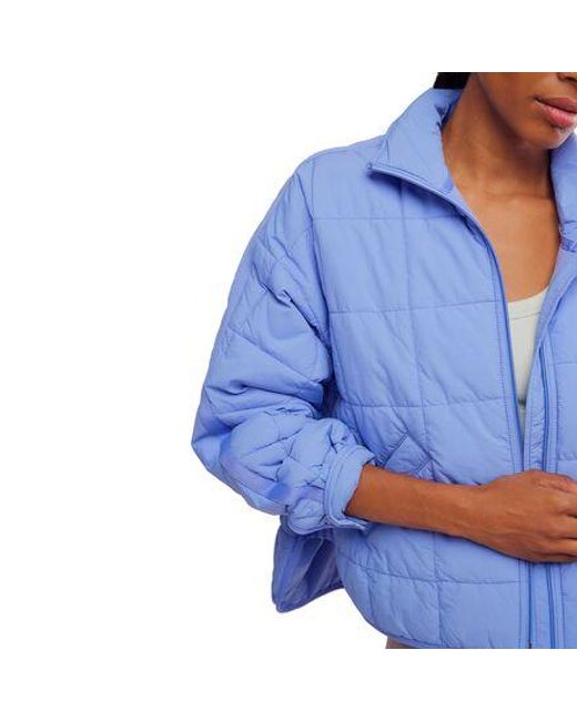 Fp Movement Blue Pippa Packable Puffer Jacket
