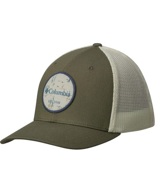 Columbia Green Mesh Baseball Hat for men