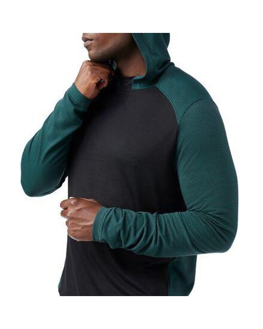 Smartwool Blue Active Mesh Hoodie