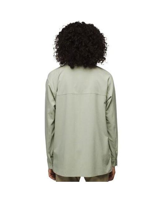 Prana Green Railay Long-Sleeve Button Down Shirt