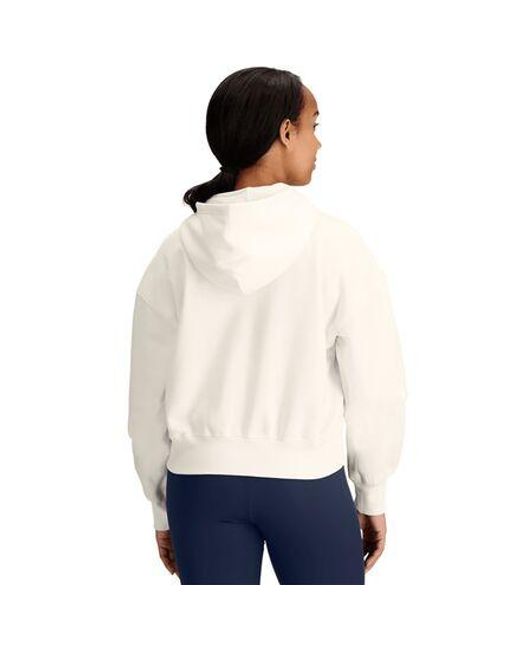 The North Face White Evolution Full-Zip Hoodie