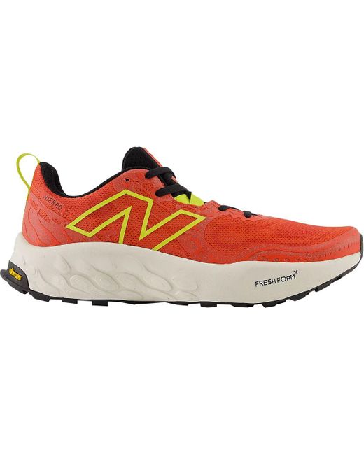 New Balance Gray Fresh Foam X Hierro V8 Trail Running Shoe for men