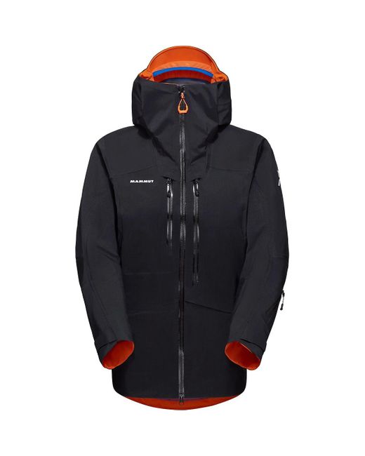Mammut Eiger Free Advanced Hs Hooded Jacket in Black Lyst Mammut Eiger Free Advanced Hs Hooded Jacket in Black Lyst