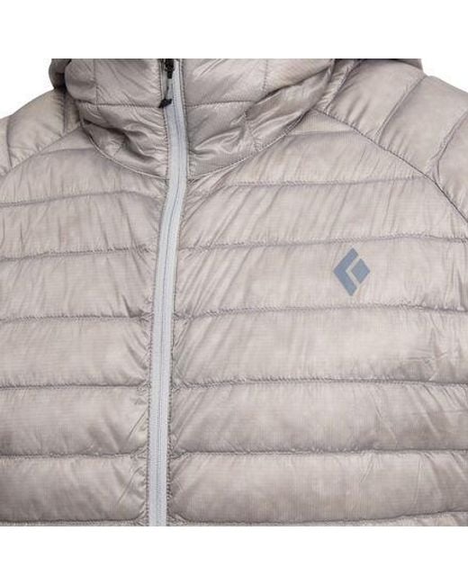 Black Diamond Gray Deploy Down 0.5 Full-Zip Hooded Jacket