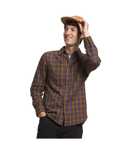 The North Face Brown Arroyo Lightweight Flannel for men
