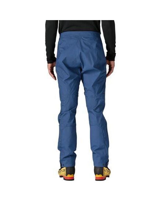 Patagonia Blue Mixed Alpine Pant