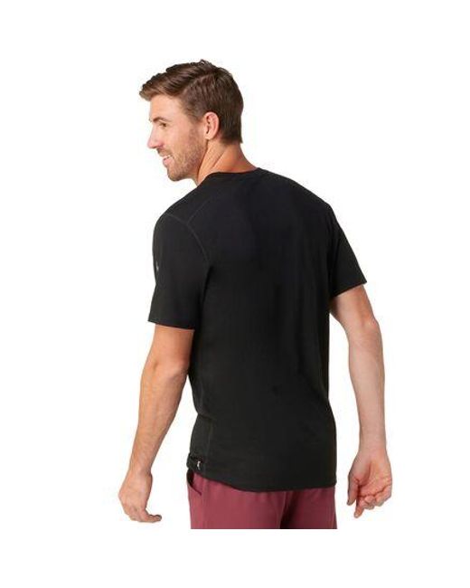 Smartwool Black Merino Short-Sleeve T-Shirt for men