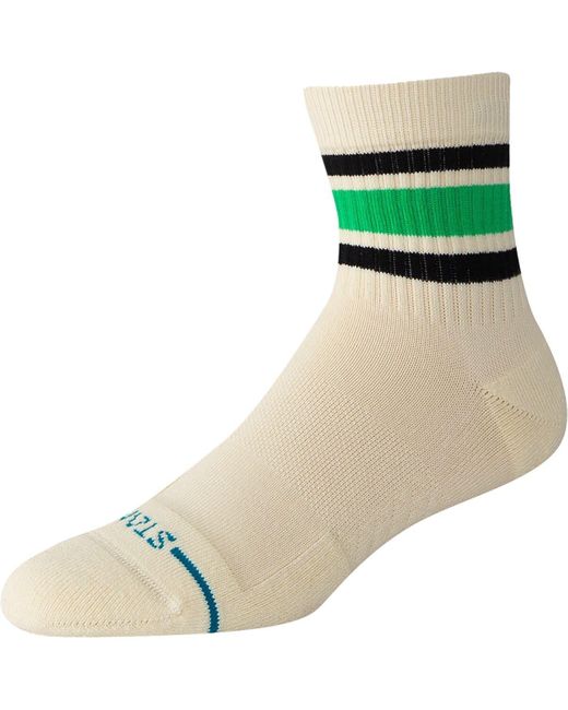Stance Green Boyd Quarter Sock for men