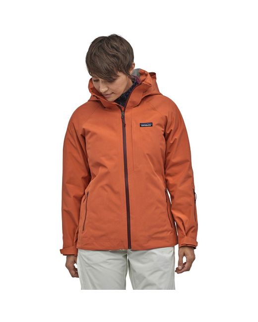 Patagonia Synthetic Insulated Powder Bowl Jacket in Orange - Lyst