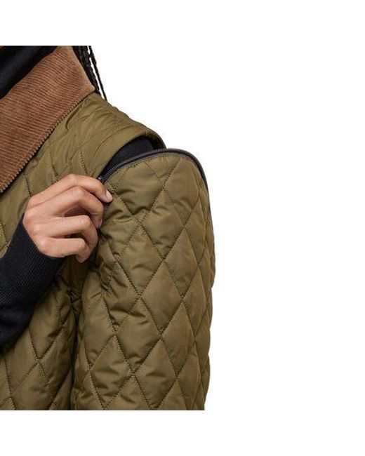 Barbour Brown Lorrie Quilted Jacket