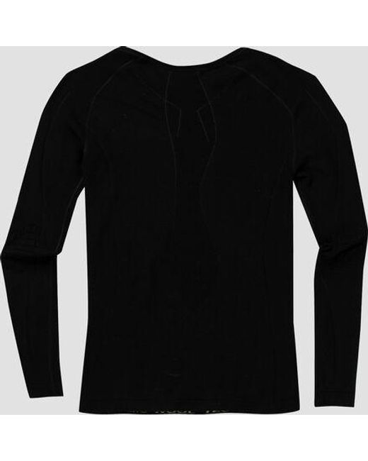 Falke Black Sk Wt Long-Sleeve Shirt for men