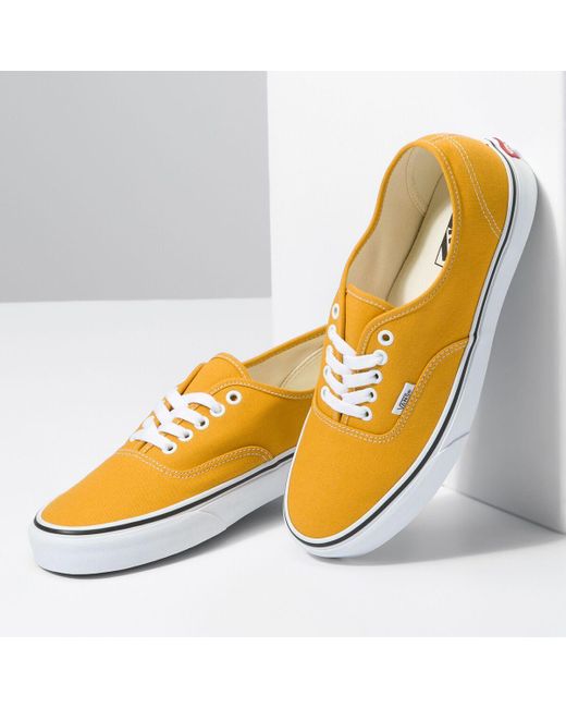 Authentic vans yellow sale