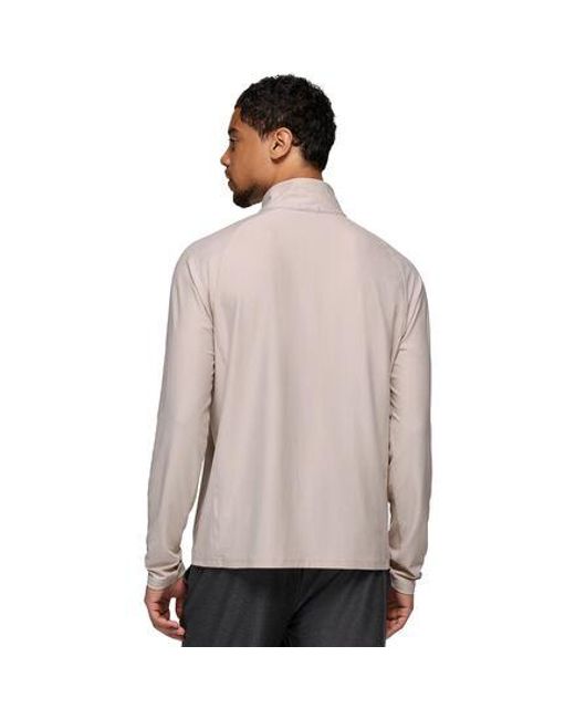Prana Gray Altitude Tracker Lt 1/4-Zip Top