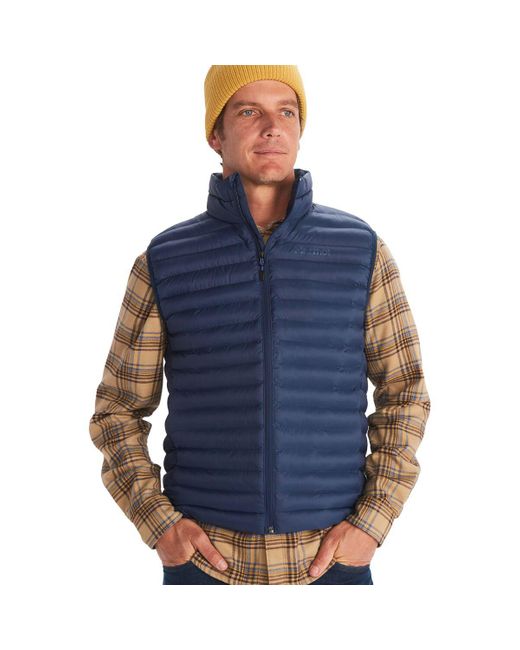 Marmot Blue Echo Featherless Vest for men