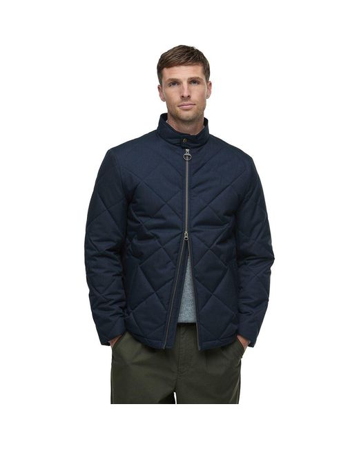 Barbour Blue City Harrington Quilted Jacket