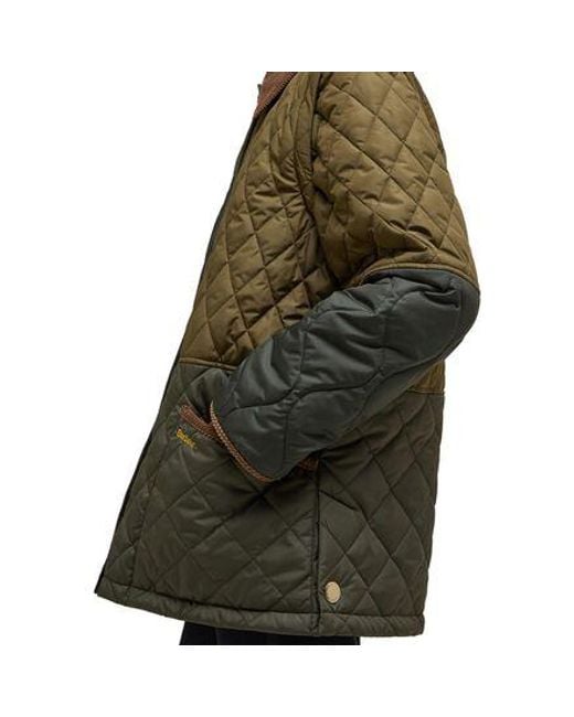 Barbour Brown Lorrie Quilted Jacket