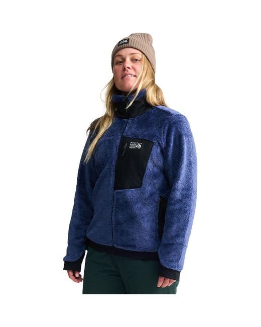 Mountain Hardwear Blue Polartec High Loft Jacket