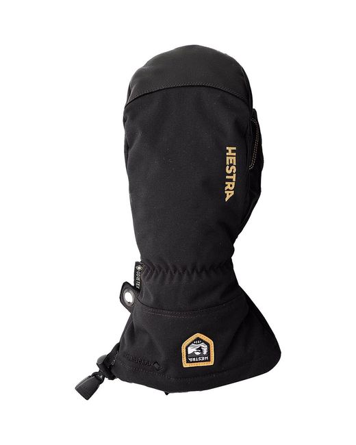 Hestra Black Army Leather Gore-Tex Mitten