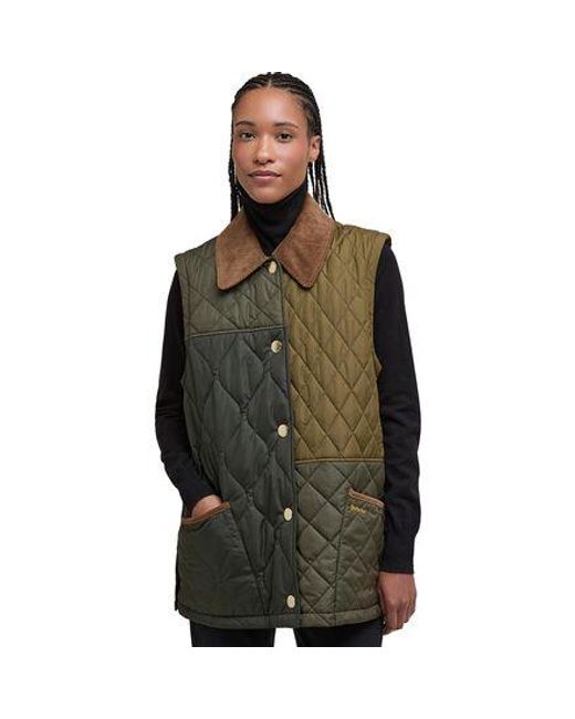 Barbour Brown Lorrie Quilted Jacket