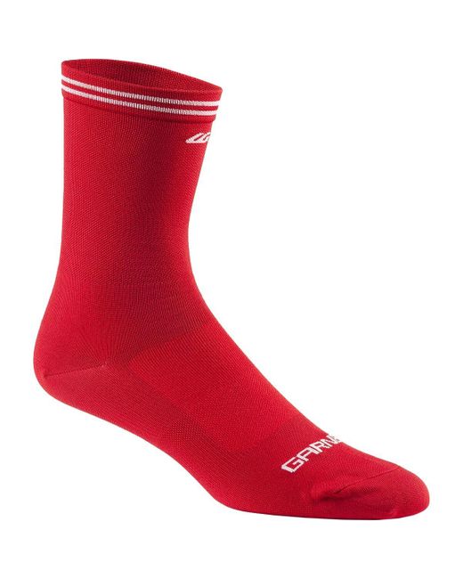 Louis Garneau Red Conti Long Sock for men