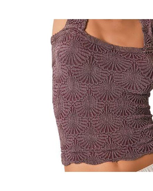 Free People Purple Love Letter Cami