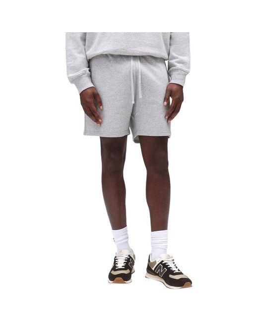 Reigning Champ Gray Pima Lightweight Terry 6In Sweat Short
