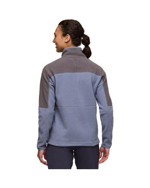 COTOPAXI Blue Abrazo Fleece 1/2-Zip Jacket