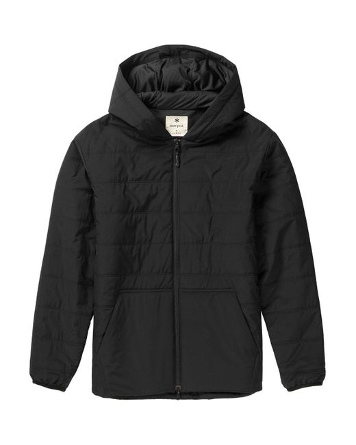 Snow Peak Flexible Insulated Zip Up Hoodie in Black for Men | Lyst