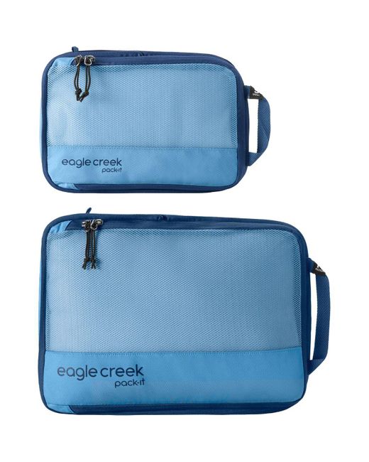 Eagle Creek Pack-It Reveal Extended Stay Set - 6-Piece Packing Cube Set In Blue Dawn (100% Recycled)