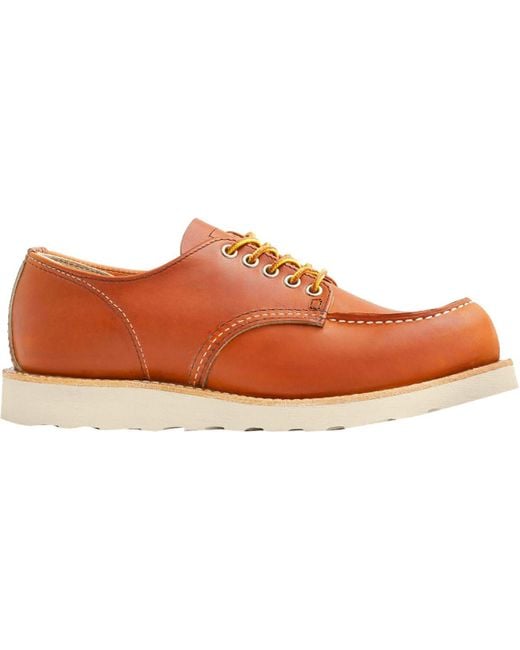 Red Wing Brown Wing Heritage Shop Moc Oxford Shoe for men