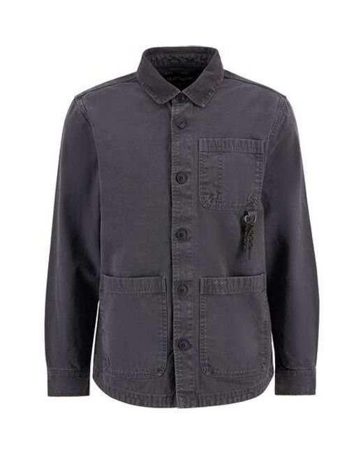 Barbour Gray Bowland Garment Dyed Overshirt