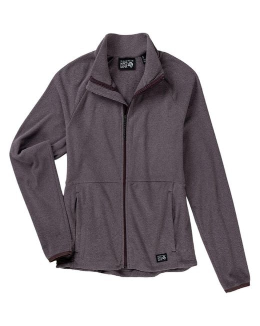 Mountain Hardwear Purple Oakoram Fleece Full-Zip Jacket