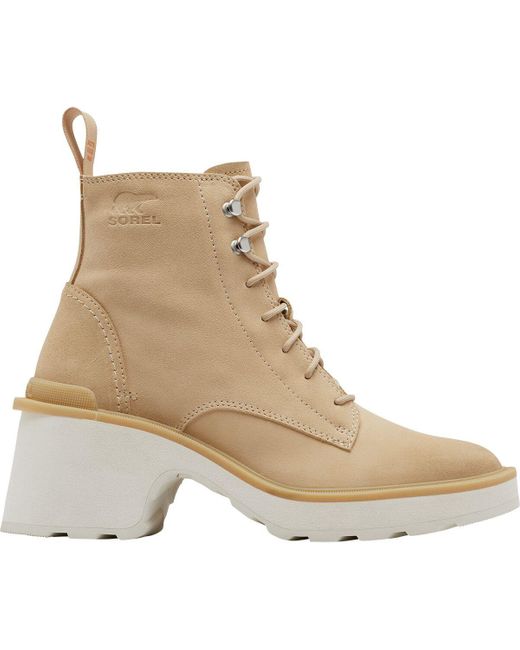 Sorel Natural Hi-Line Heel Lace Boot