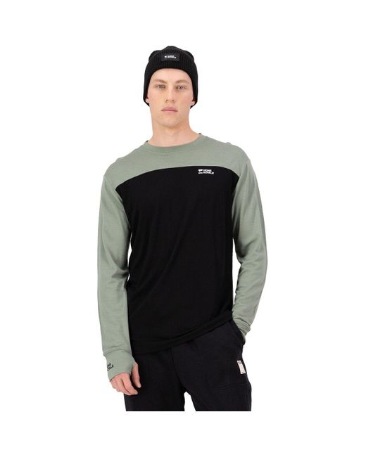 Mons Royale Black Yotei Tech Long-Sleeve Top