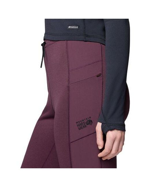 Mountain Hardwear Purple Up First Tech Fleece Pant