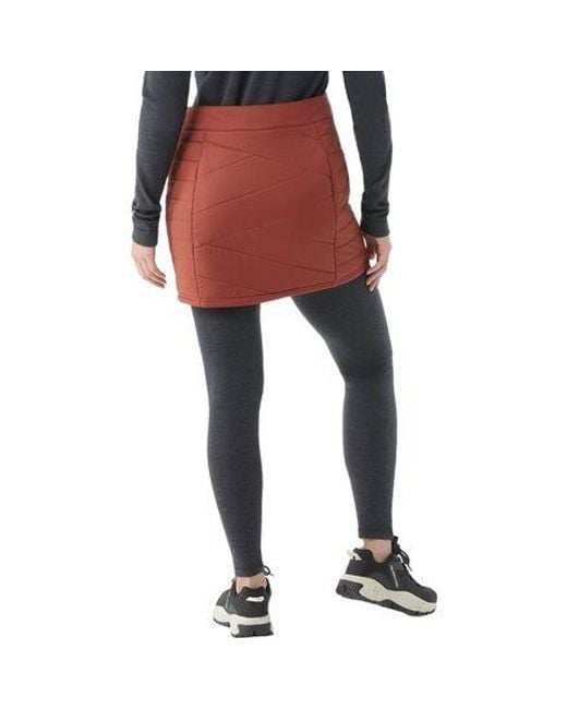 Smartwool Red Smartloft Zip Skirt