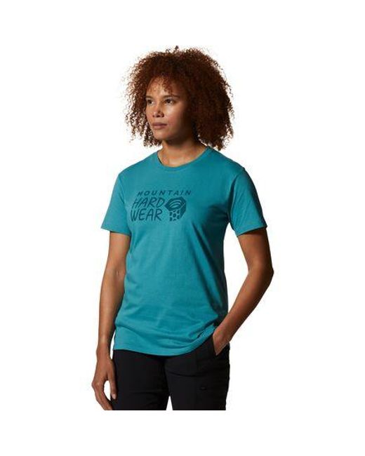 Mountain Hardwear Blue Mhw Logo Short-Sleeve T-Shirt
